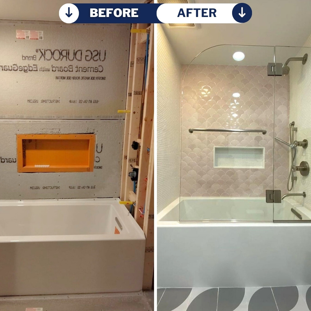 Complete master bathroom transformation project in Niceville, FL.